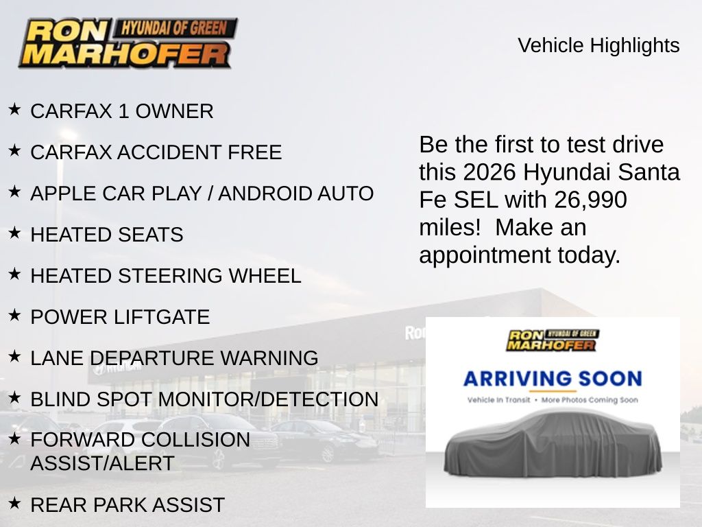 hyundai santa fe 2026 5NMP2DGL7TH150028 image hyundai santa fe 2026 5NMP2DGL7TH150028 image
